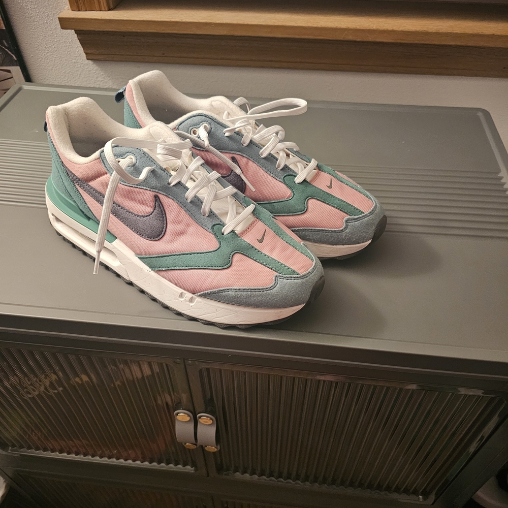 Nike Pastel Pink and Teal Sneakers